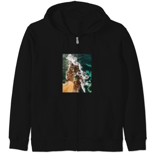 Discover natural pool in manly beach australia Graphic Zip Hoodies