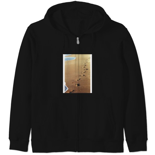 Discover Walking the shore  - 1 Zip Hoodies