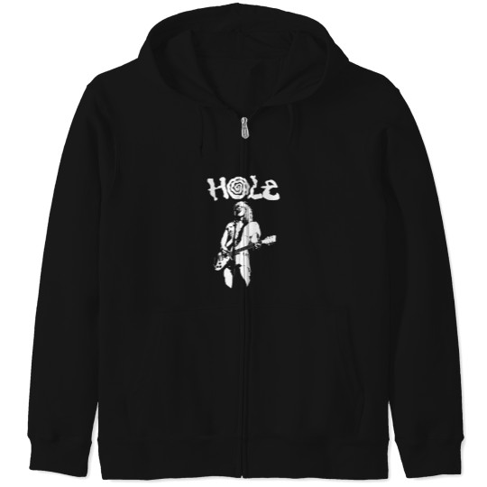 Discover Limited Hole Band Unisex Heavy Cotton Zip Hoodies