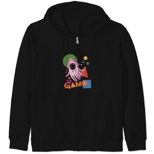 Discover Squid Cosplay Netflix Pink Squid 2 Zip Hoodies