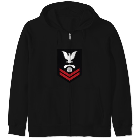 Discover Ic2 Interior Communications Electrician Second Class Zip Hoodies