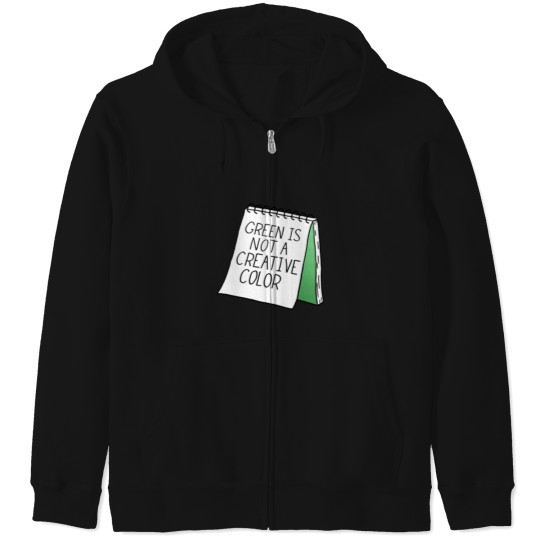 Discover Green Is Not a Creative Color  Green Zip Hoodies