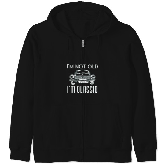 Discover Muscle Carvintage muscle car 1 Zip Hoodies