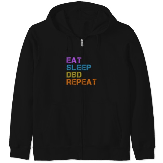 Discover Eat Sleep Dbd Repeat Zip Hoodies