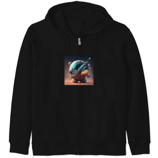 Discover An Microplanet Rpg Card 3D Edition 1 Zip Hoodies