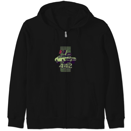 Discover 1969 Hurst-Olds 442 Zip Hoodies