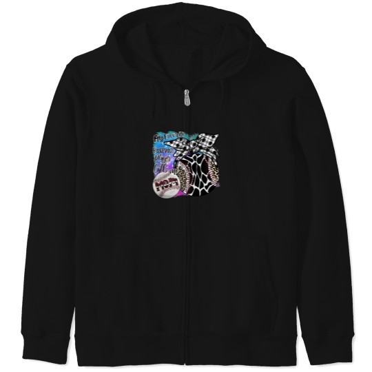 Discover My Favorite Baseball Player Calls Me Mom 19 Zip Hoodies
