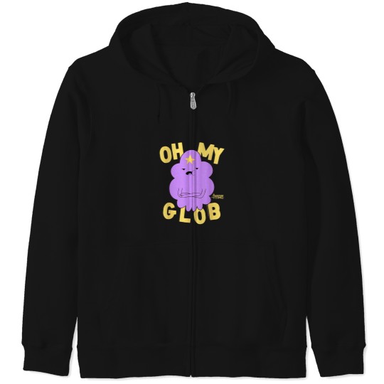 Discover Adventure Time Lumpy Space Princess Oh My Glob Zip Hoodies