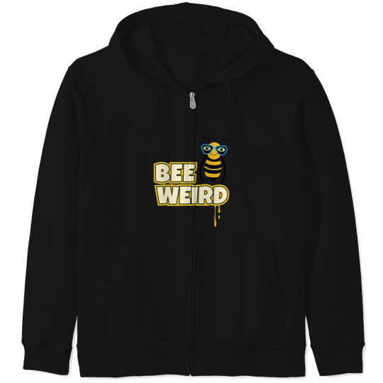 Discover Bee Weird Zip Hoodies