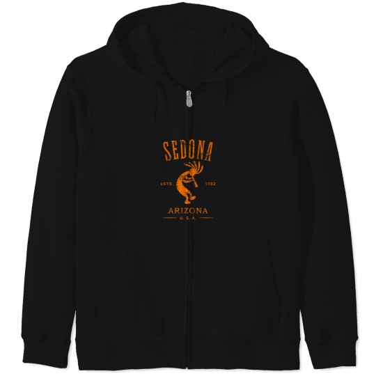 Discover Sedona Arizonna Southwestern Style Souvenir  Desi Zip Hoodies