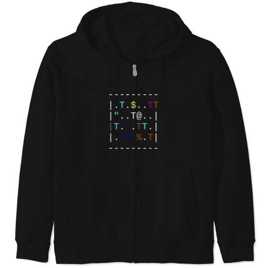 Discover Trolled By Trolls Ascii Zip Hoodies
