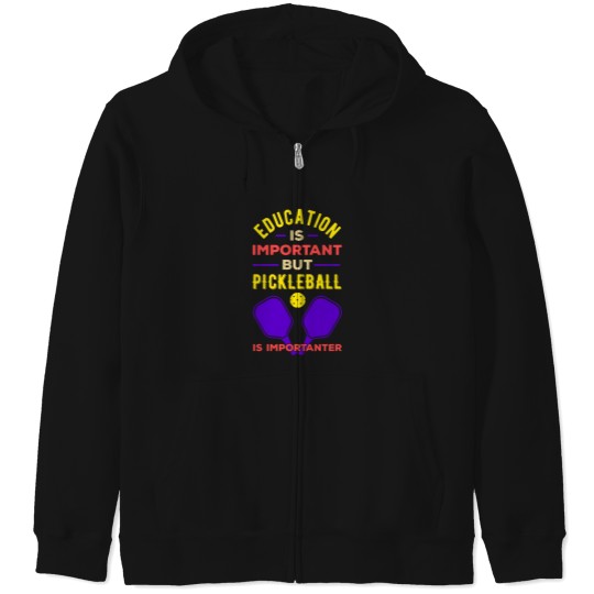 Discover Funny Pickleball (25) Zip Hoodies
