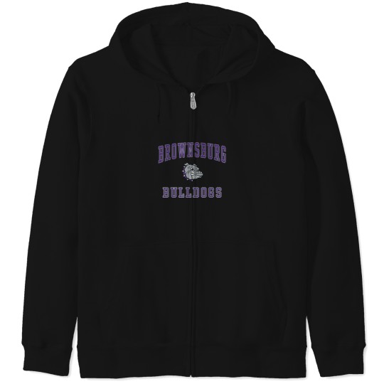 Discover Brownsburg High School Bulldogs C1 Zip Hoodies