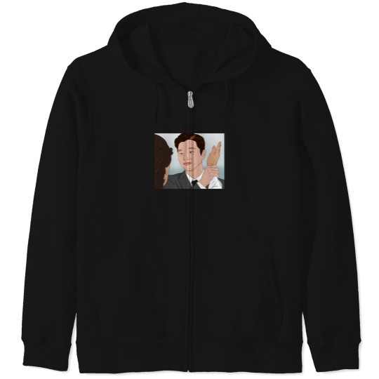 Discover Squid Cosplay Slap Zip Hoodies