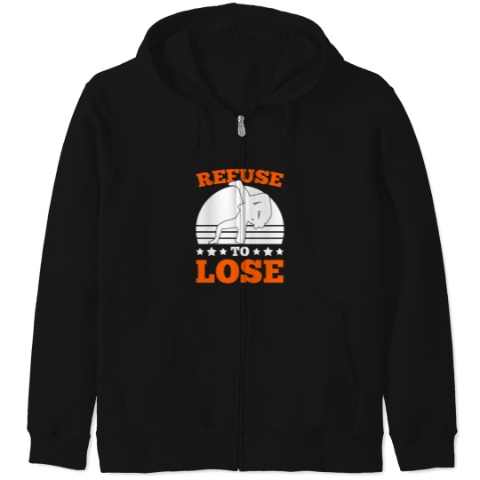Discover Iconic Grappling Gift Refuse To Lose Zip Hoodies