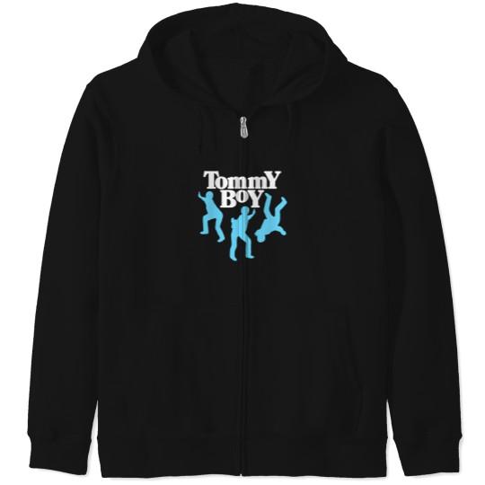 Discover Tommy Boy 80S Record Label Logo Zip Hoodies