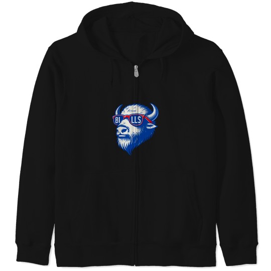 Discover Style Buffalo Football Bills Sunglasses Zip Hoodies