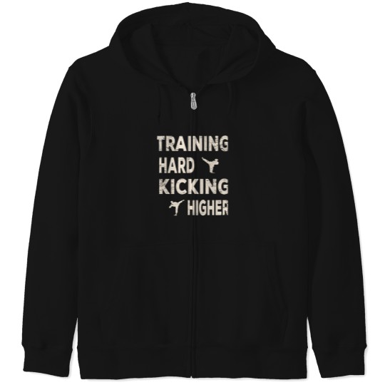 Discover Anime Taekwondo Boy Design Zip Hoodie