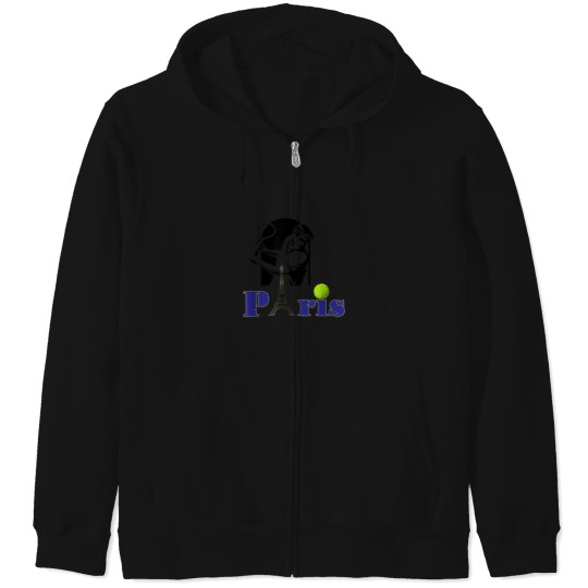 Discover Roland Garros Paris Tennis TShirt Zip Hoodies