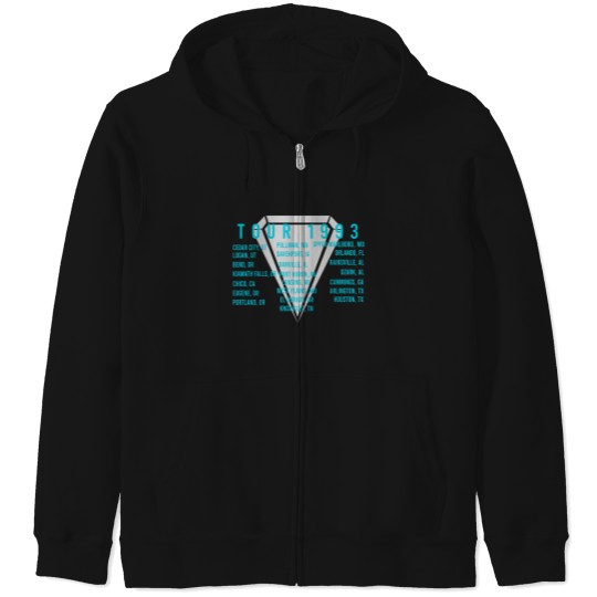 Discover Discover Cool Vintage 90s Diamond Rio 1993 Tour  B Zip Hoodies