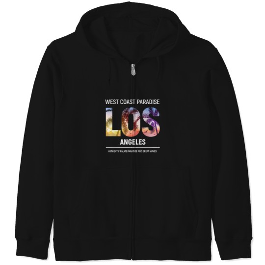 Discover Los Angeles West Coast Paradise - Usa Zip Hoodies