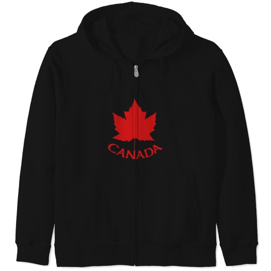 Discover Canada Patch                   (3) Zip Hoodies