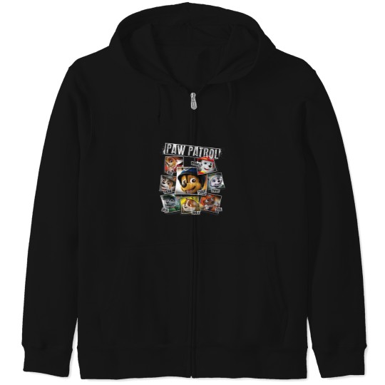 Discover PAW Patrol Pictures Collage All Characters Zip Hoodies
