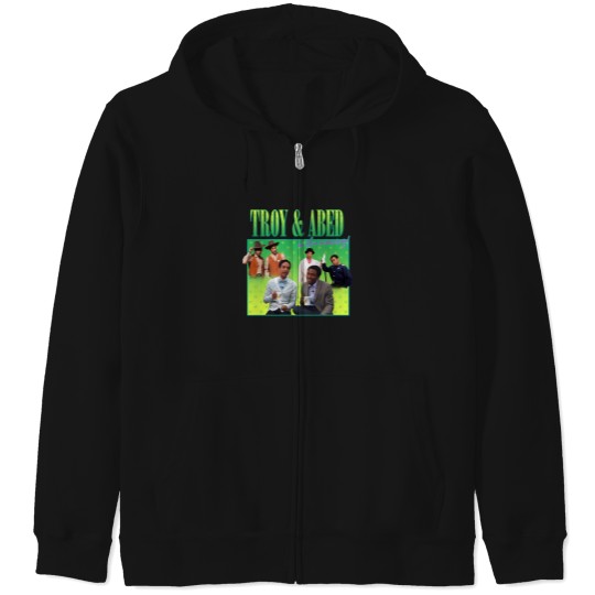 Discover Troy Abed In The Morning Poster Painting Zip Hoodies