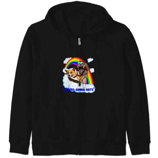 Discover Haters Gonna Hate Zip Hoodies