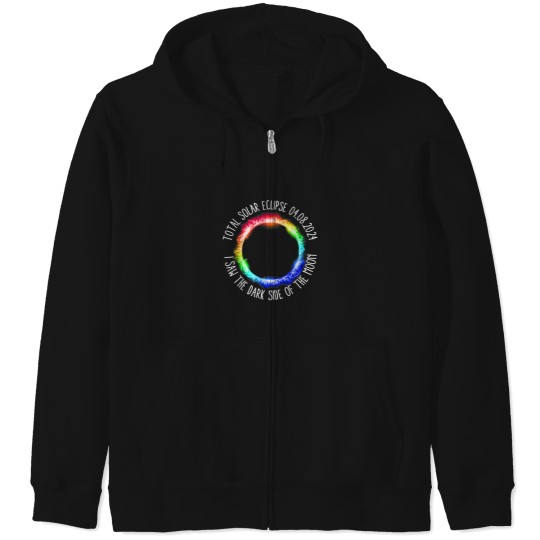 Discover Total Solar Eclipse 04 08 2024 I Saw The Dark Si Zip Hoodies