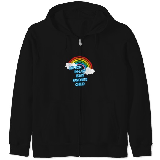 Discover My Son In Law Is My Favorite Child Funny Family Zip Hoodies