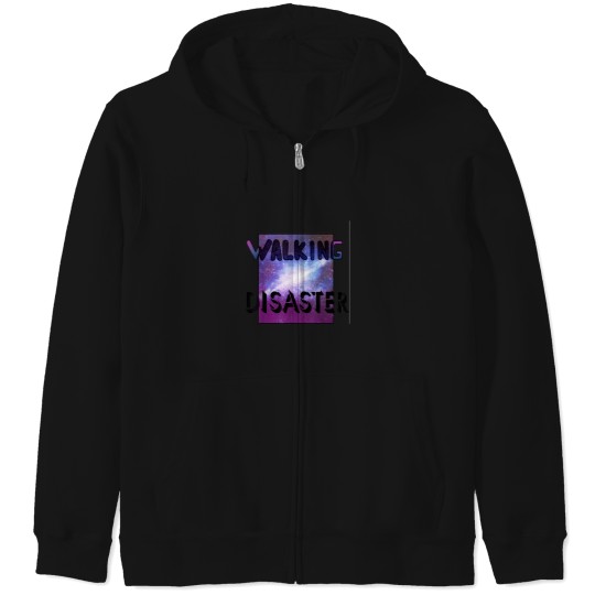 Discover Walking Disaster Shirt Zip Hoodies