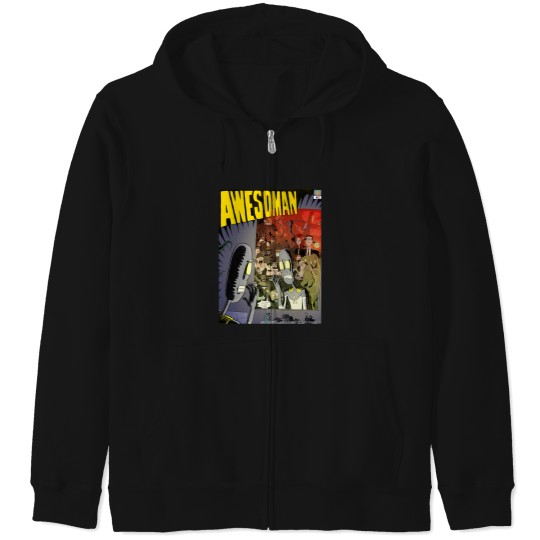 Discover Awesoman 2 Cover Active T-Shirt Zip Hoodies