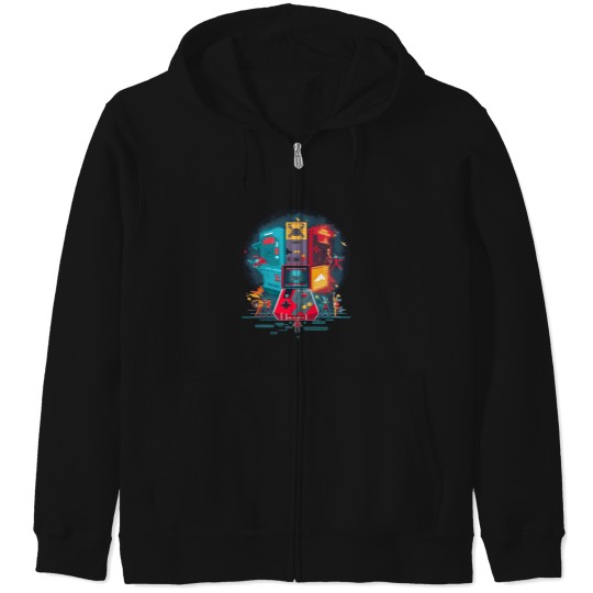 Discover IM Playing With A World Zip Hoodies