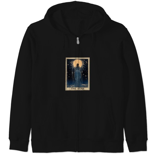 Discover Tarot Card The Star Zip Hoodies