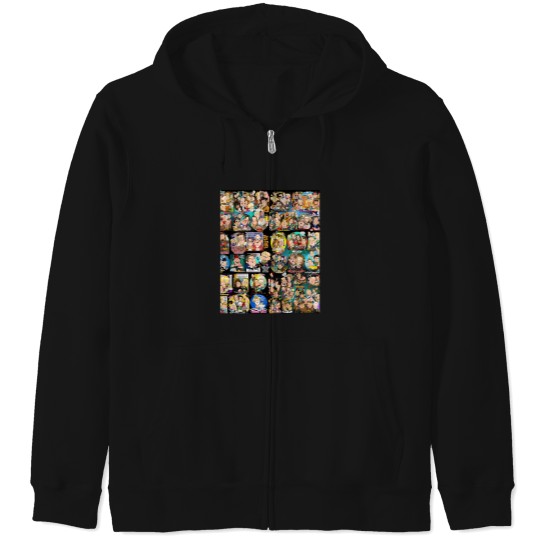Discover 30 Years Of British Tv Zip Hoodies