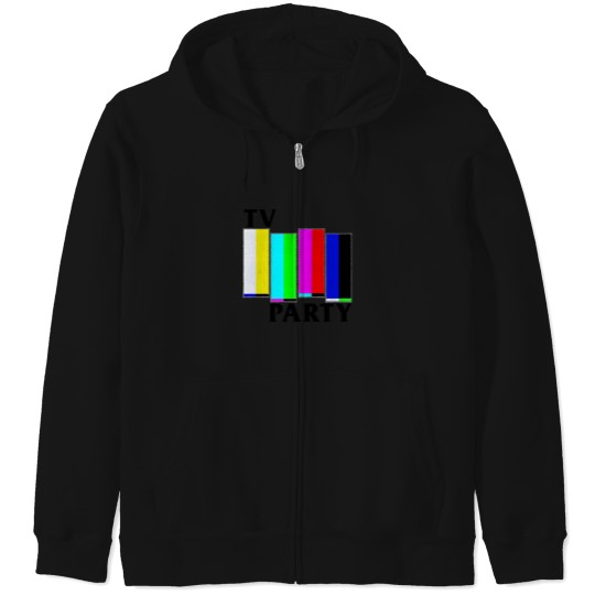 Discover Tv Party Zip Hoodies