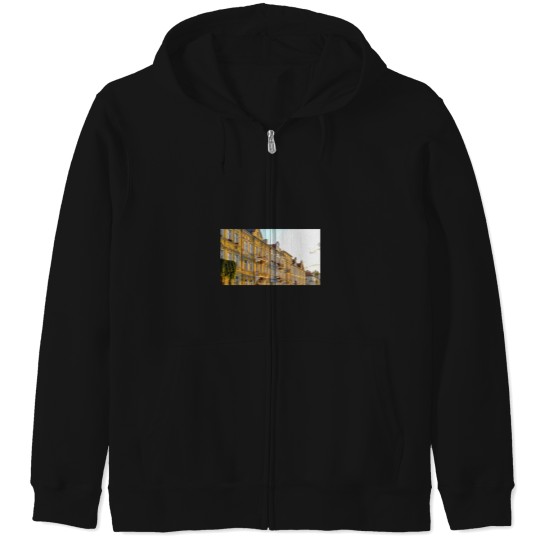 Discover Czech Republic, Teplice, View of Picturesque Old Town in the Czech Republic Zip Hoodies