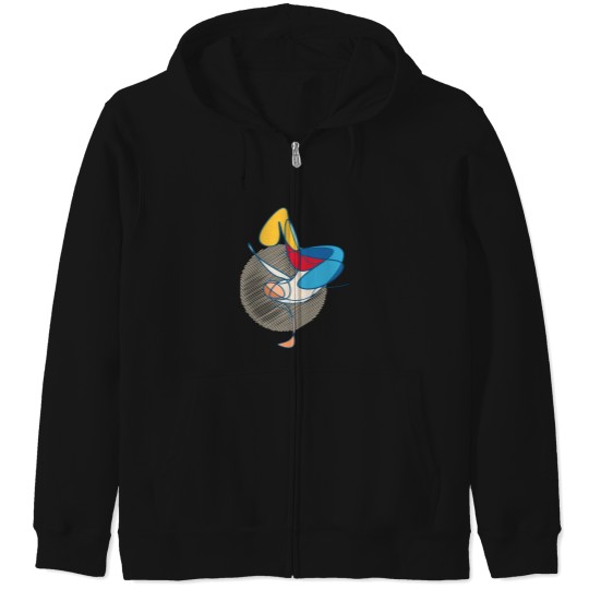 Discover Abstract Hip Hop Dancer Zip Hoodies