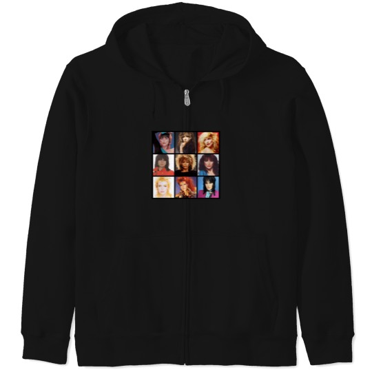 Discover 1980S Queens Of Rock 1 Zip Hoodies