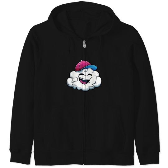 Discover zeus the cloud Zip Hoodies