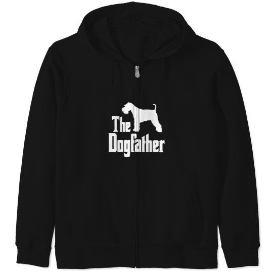 Discover The Dogfather - Miniature Schnauzer Funny Doggift Idea Zip Hoodies