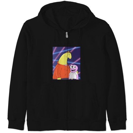 Discover smiling friends cl photo Zip Hoodies