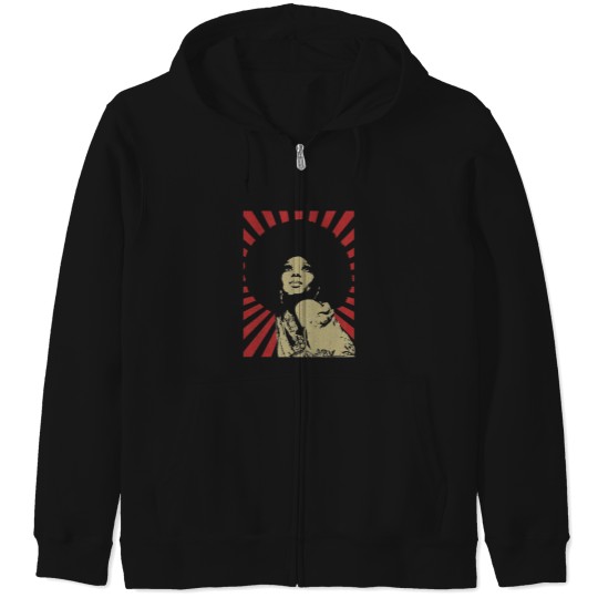 Discover Diana Ross  Vintage Style Design  Fan Art Design Zip Hoodies