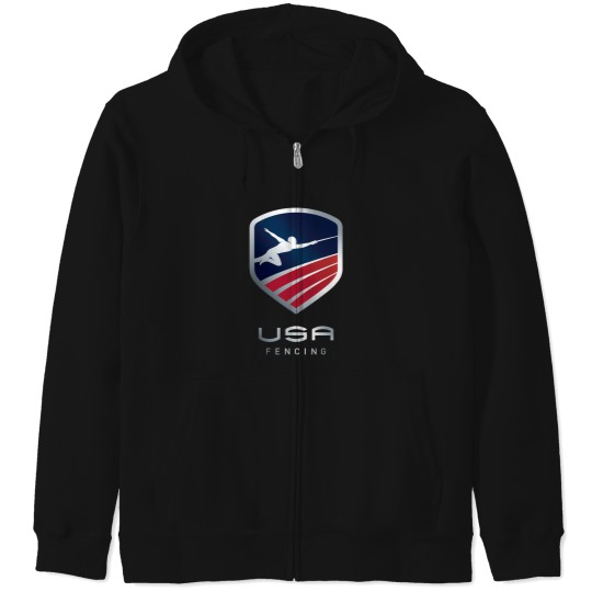 Discover Usa Fencing Zip Hoodies