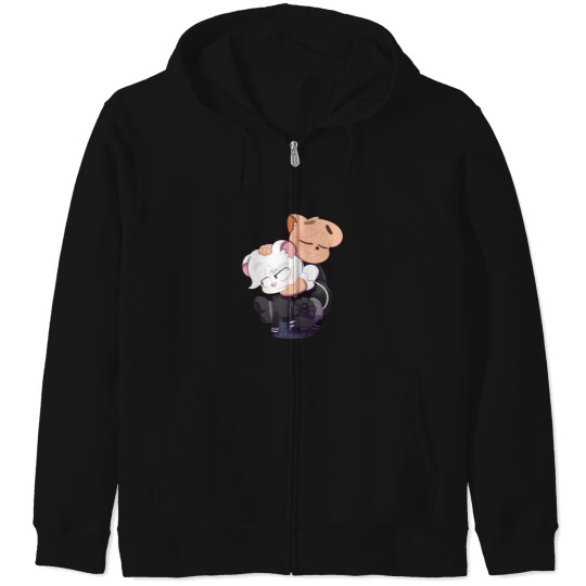 Discover SKZ SKZOO hyunjin han hyunsung piggyback ride Classic T-Shirt Zip Hoodies