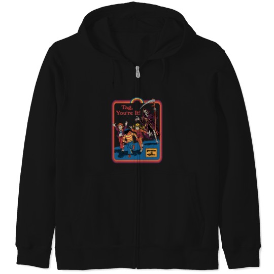 Discover Tag Youre It Zip Hoodies