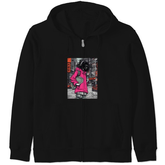 Discover Squid Cosplay Triangle Masked Man In The City 1 Zip Hoodies