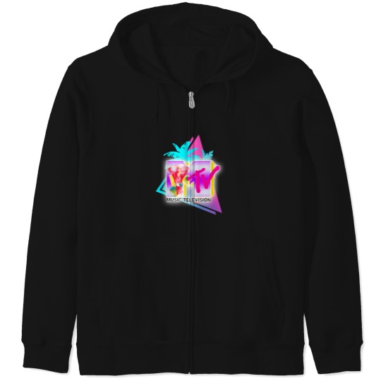 Discover Tropical Jem Tv Vr2 White Zip Hoodies