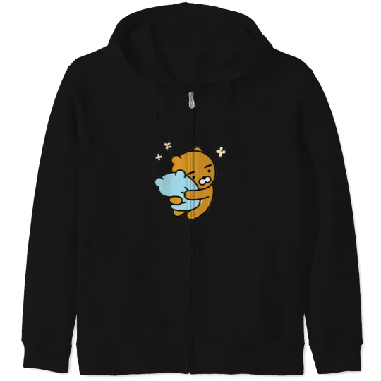 Discover KakaoTalk Friends o Ryan Zip Hoodies
